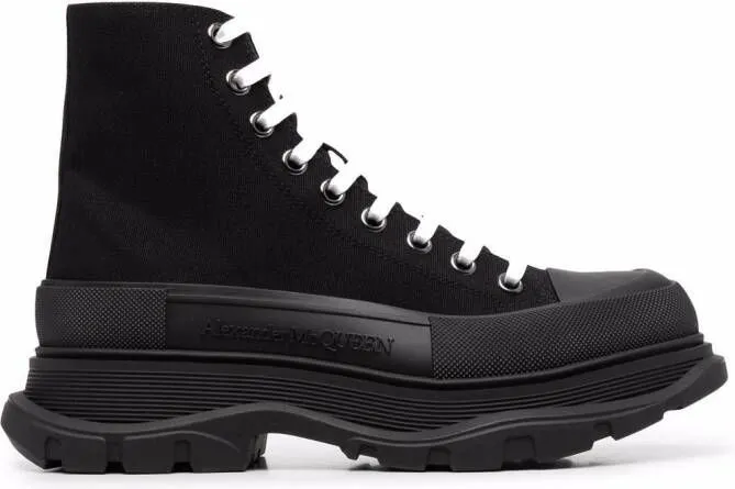 Alexander McQueen Tread Slick high-top sneakers Black