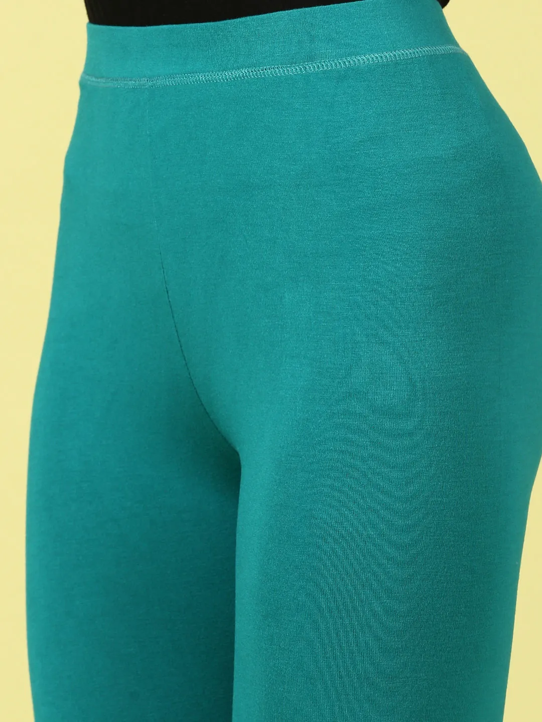 Ankle Length Leggings Viscose-Sea Green