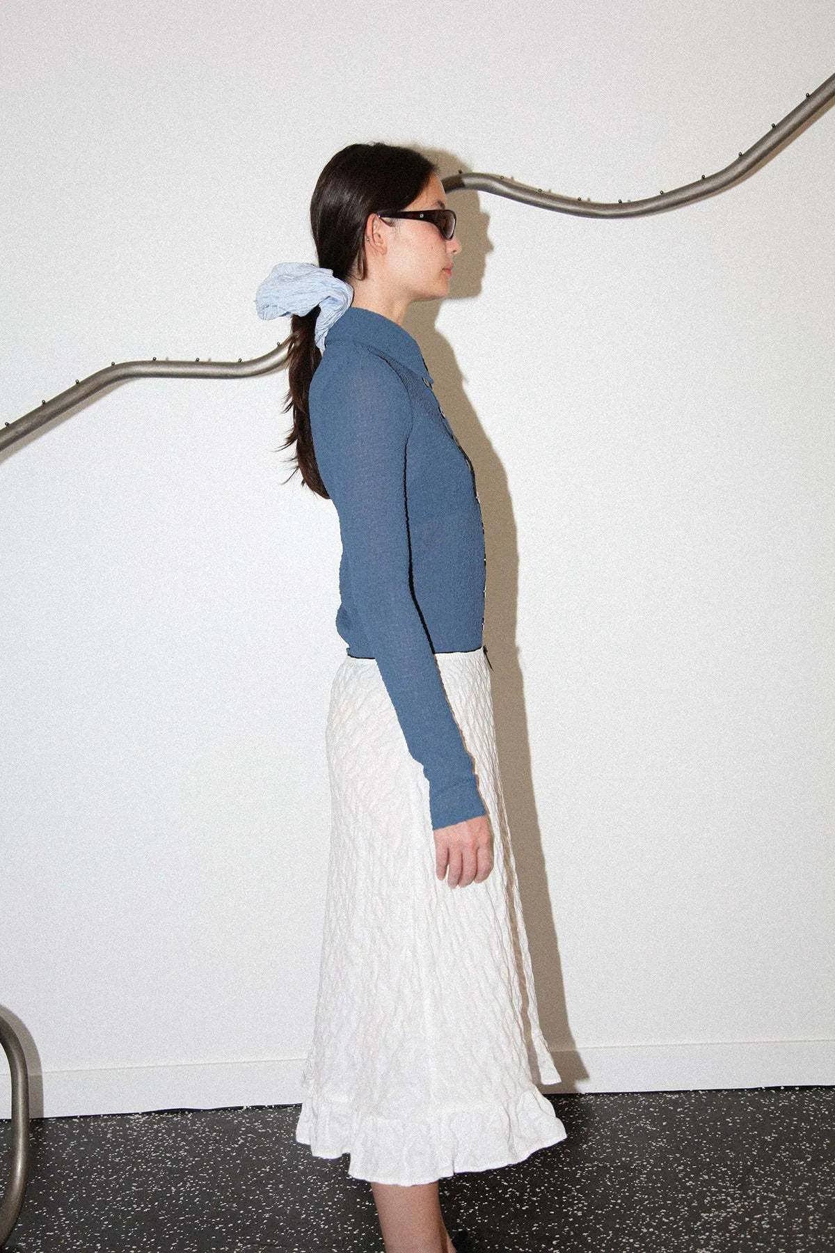 Basin Slip Skirt - Salt
