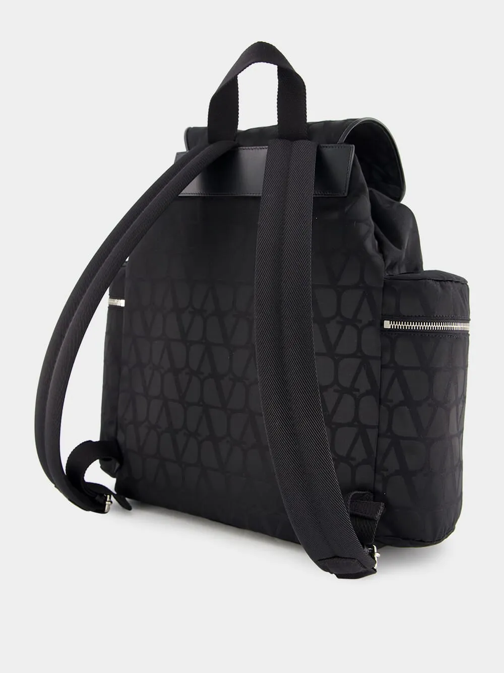 Buckled Foldover Top Backpack
