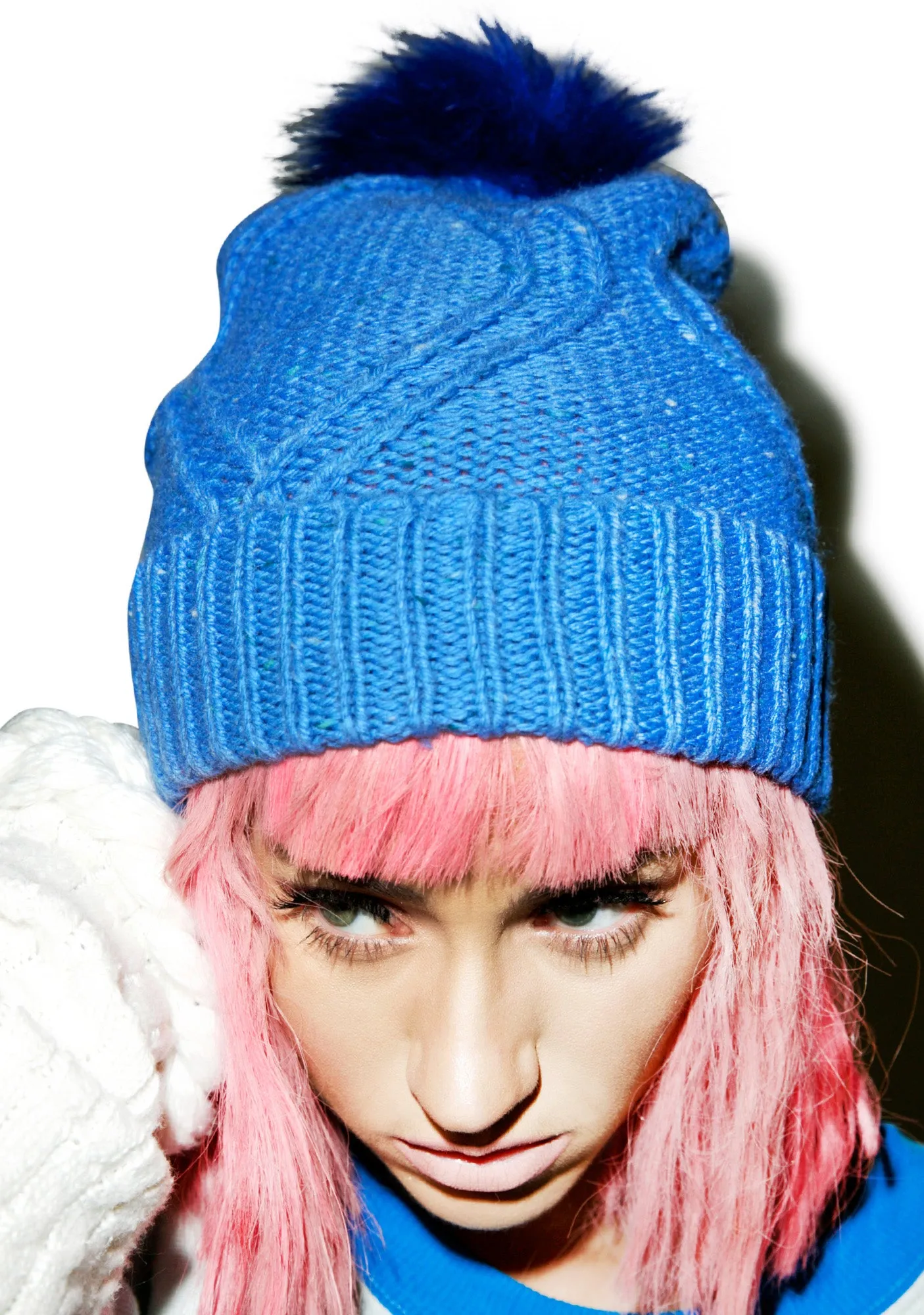Cable Knit Beanie-