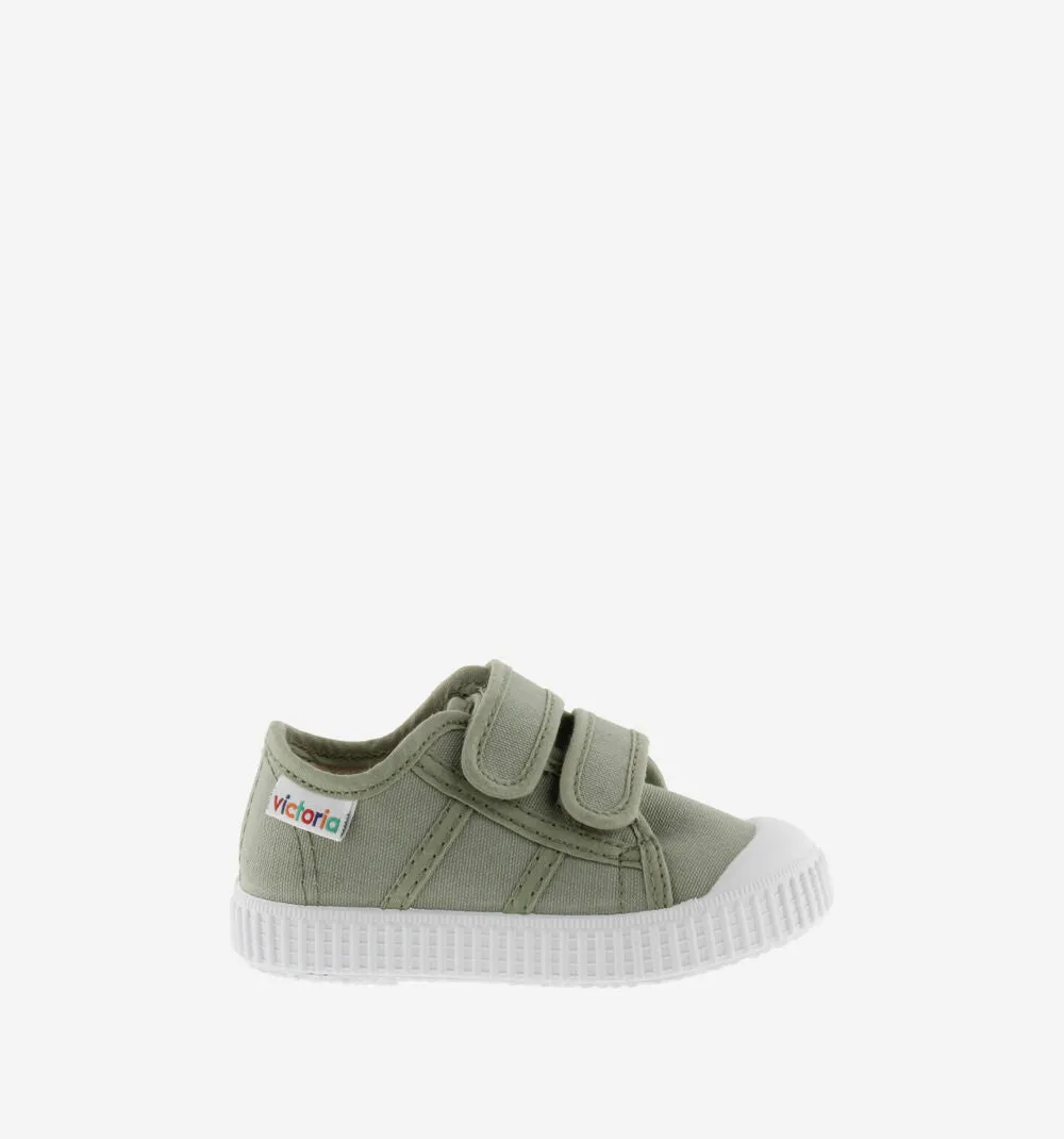 Canvas Velcro Sneaker - Aloe