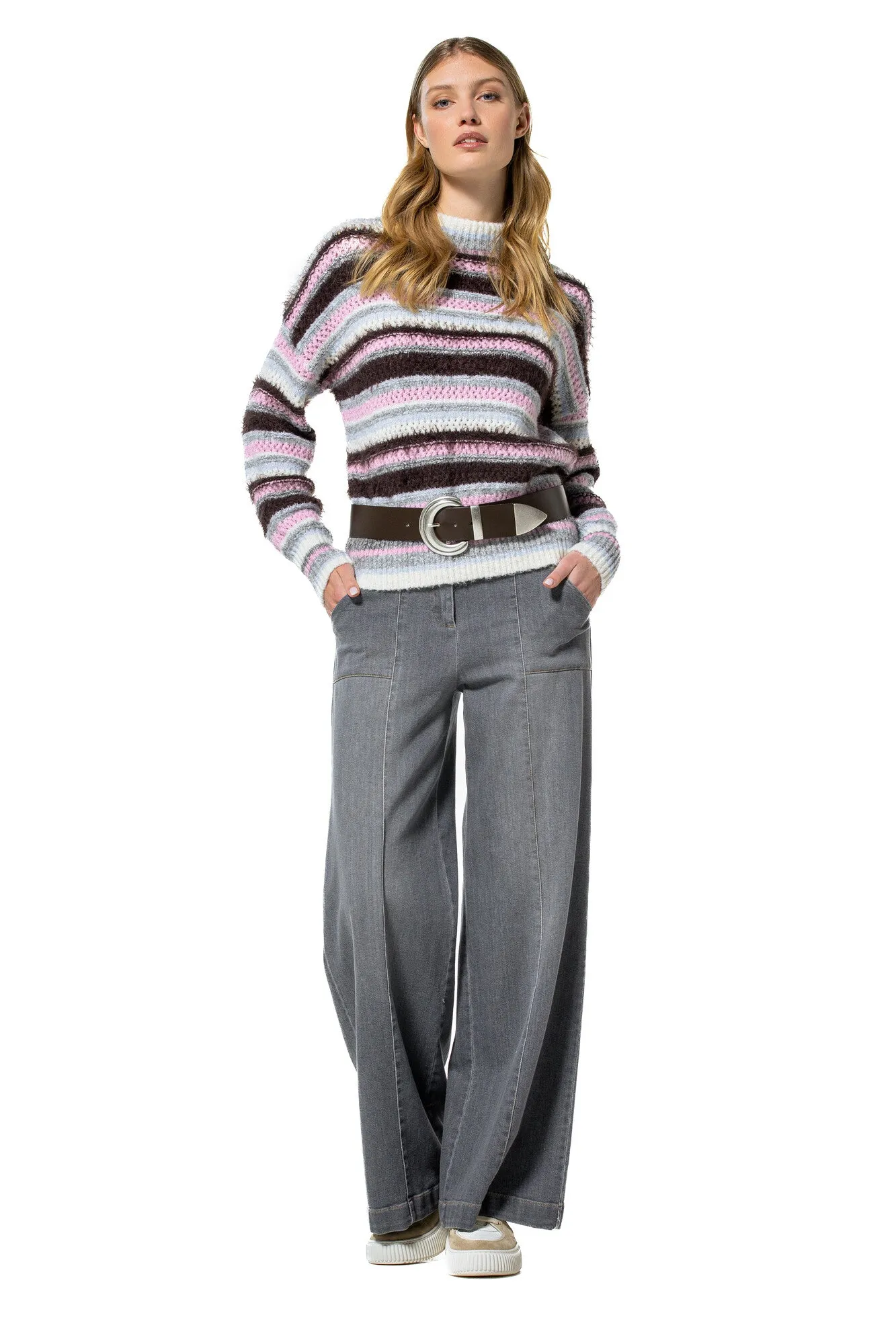 Caroline Biss COMFORTABLE WIDE JEANS