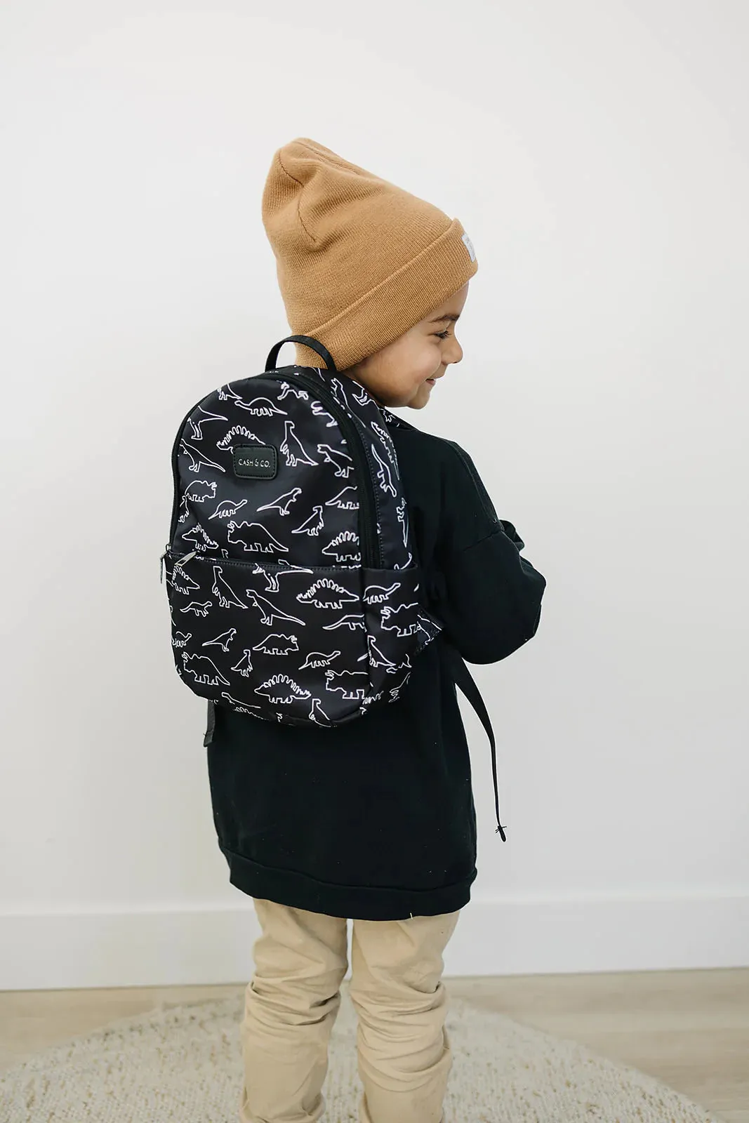 Cash & Co. Backpack - Dino (Black)