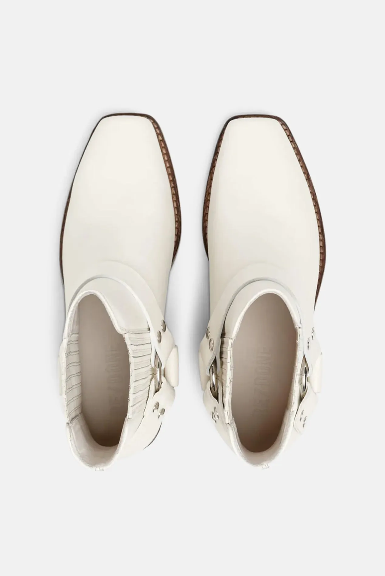 Cavalry Boot Ivory Leather