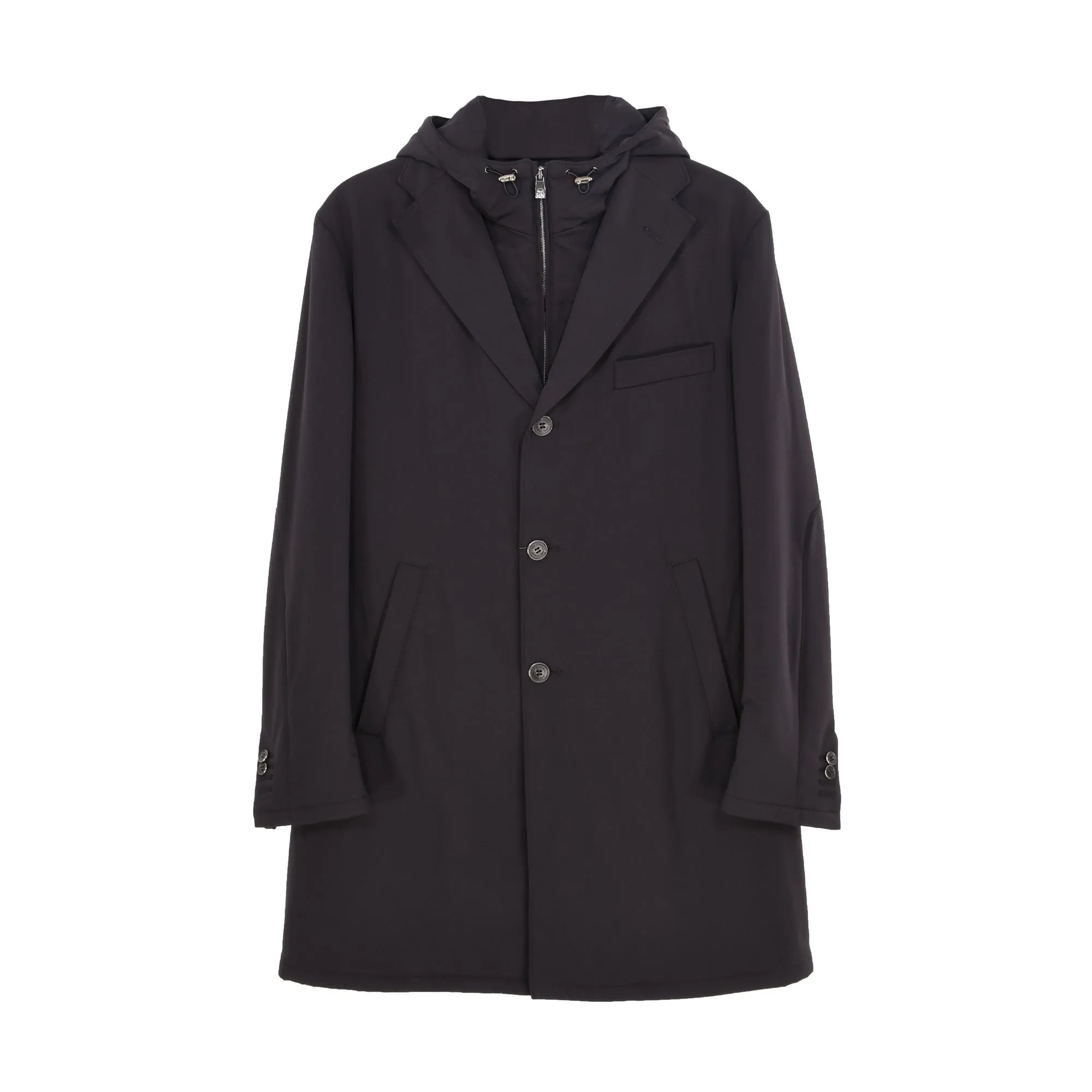 Corneliani Men's Black Coat