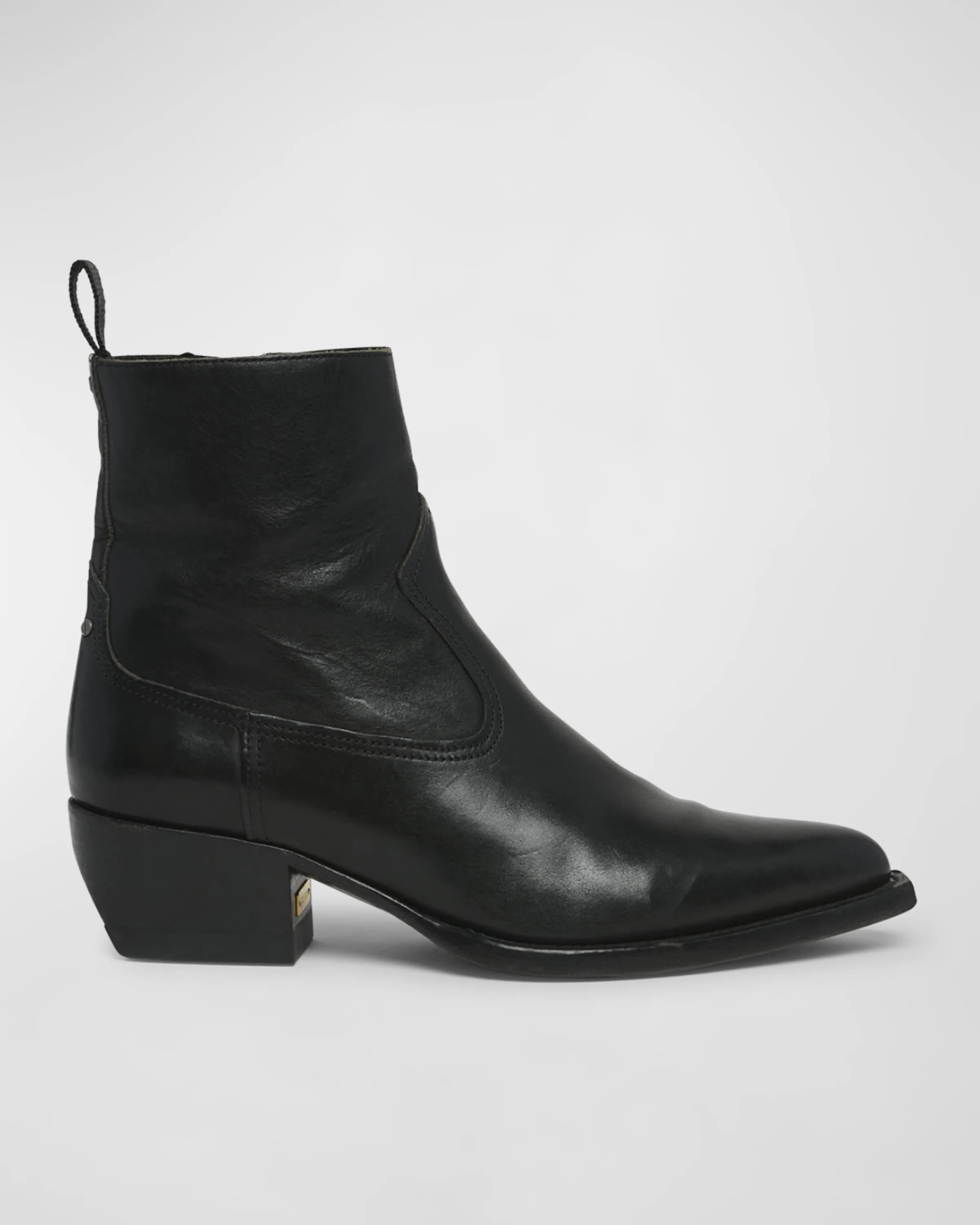 Debbie Leather Ankle Boots