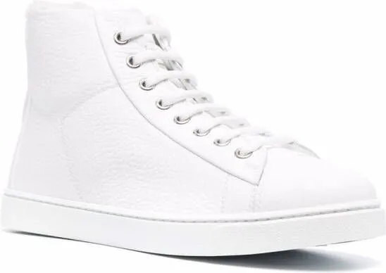 Gianvito Rossi leather high-top sneakers White