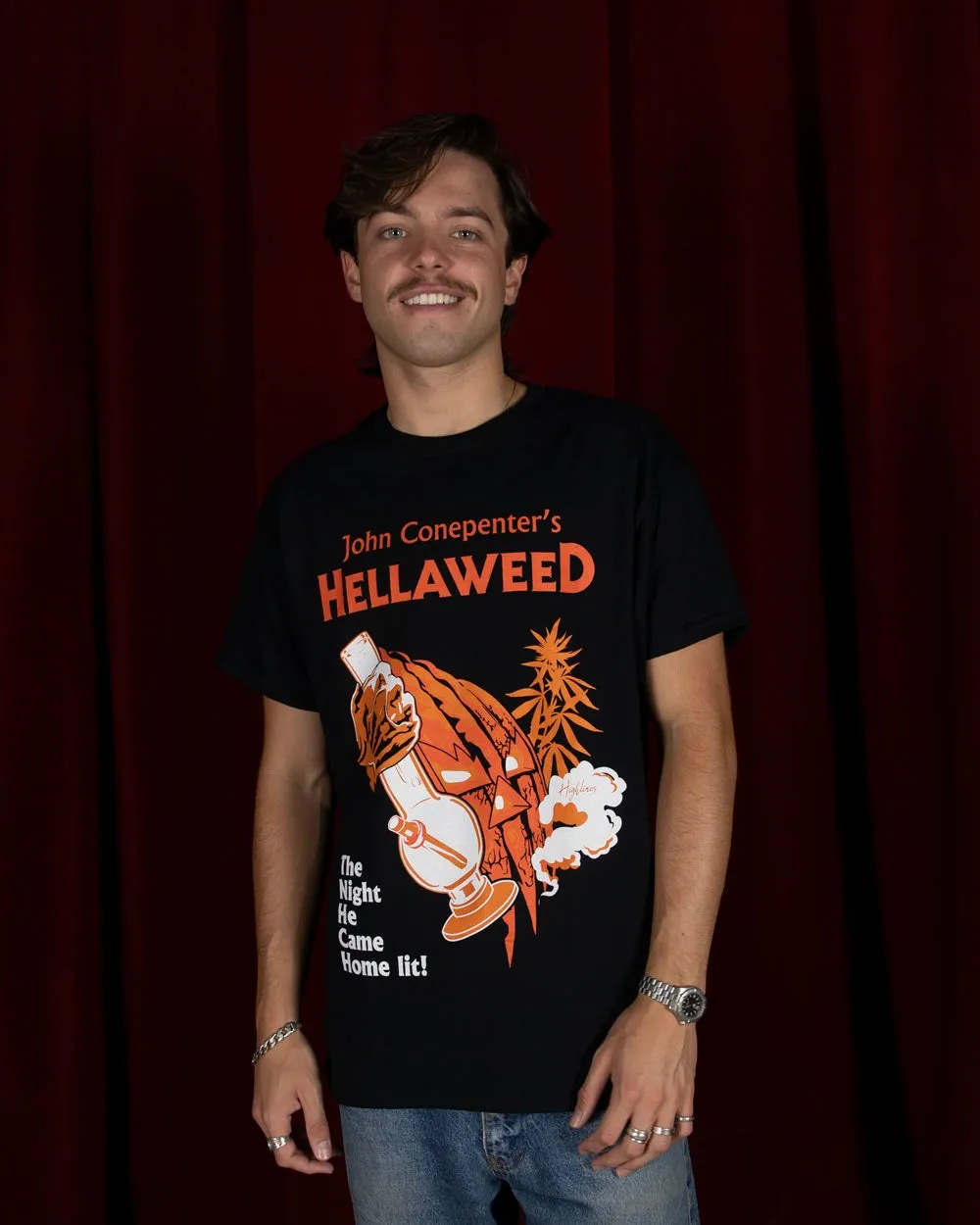 Hellaweed Black T-Shirt