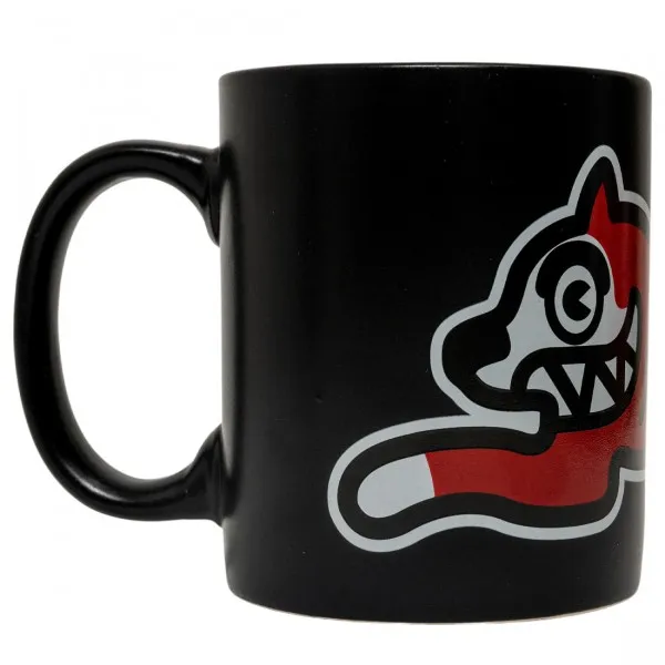 Ice Cream Running Dog Mug (black)