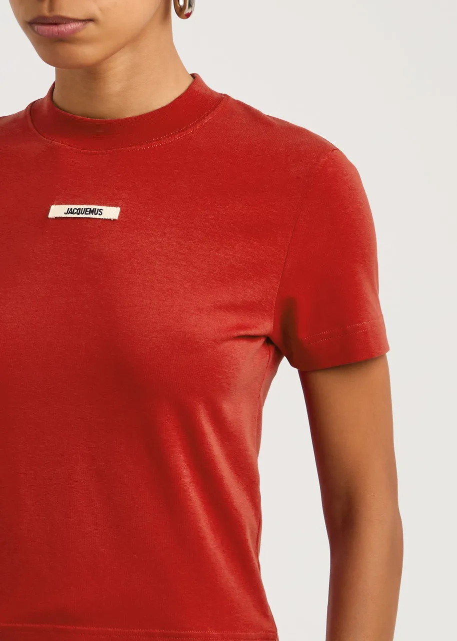 JACQUEMUS Le T-Shirt Gros Grain stretch-cotton T-shirt -                         -                     -                