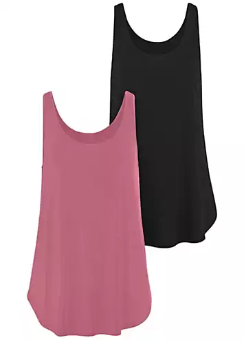 LASCANA Pack of 2 Tank Tops | Kaleidoscope