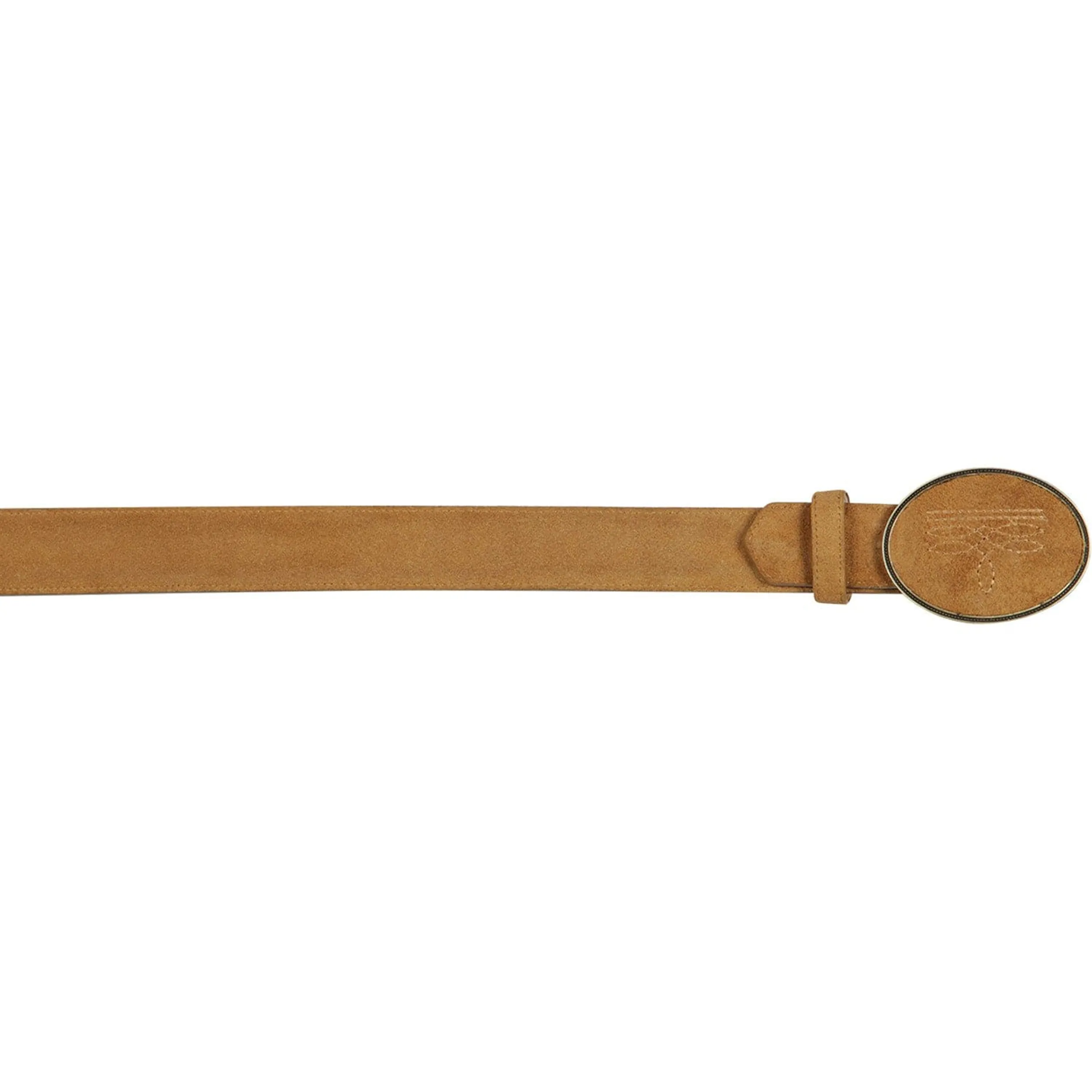 Light Brown Suede Belt