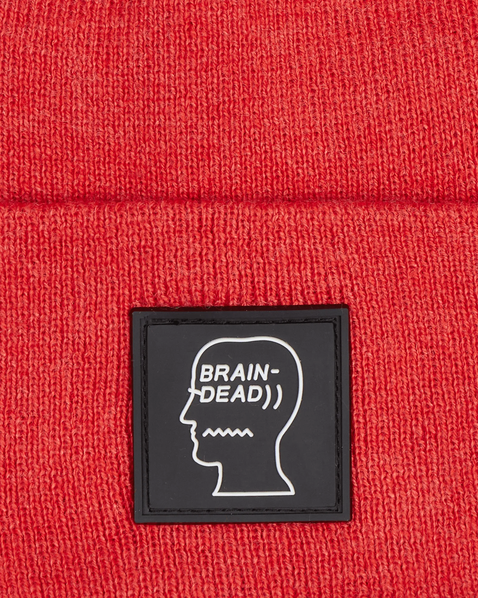 Logo Head Beanie Brown