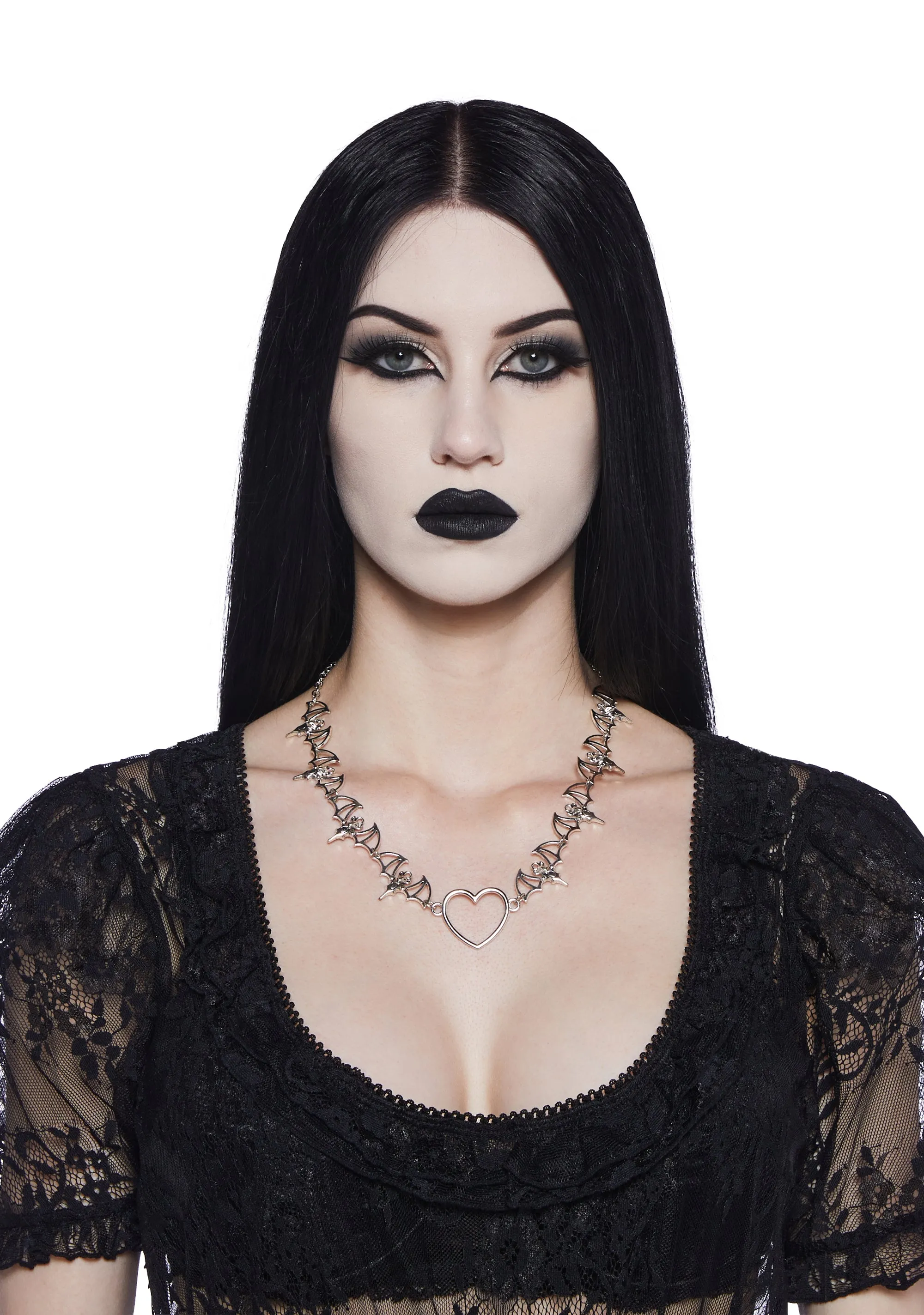 Psycho Kitty Pierced Beanie - Black-