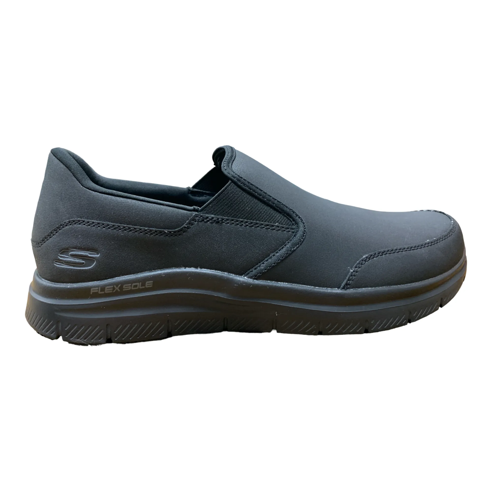 Skechers Men's Memory Foam Slip On Food Service Slip-Resistant Workwear Shoe