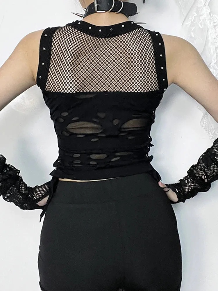 Sleeveless Crop Tops