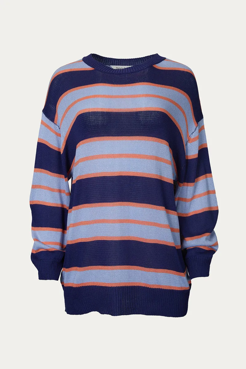 STRIPED OVERSIZED SWEATER