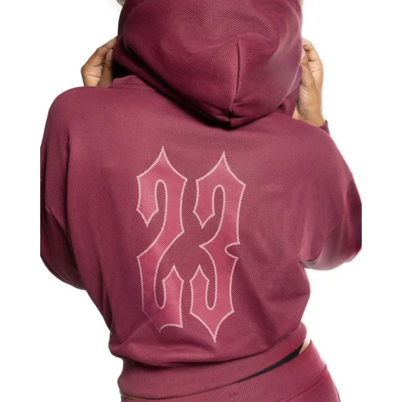 Trapstar London  |Street Style Plain Logo Cropped Tops Hoodies & Sweatshirts