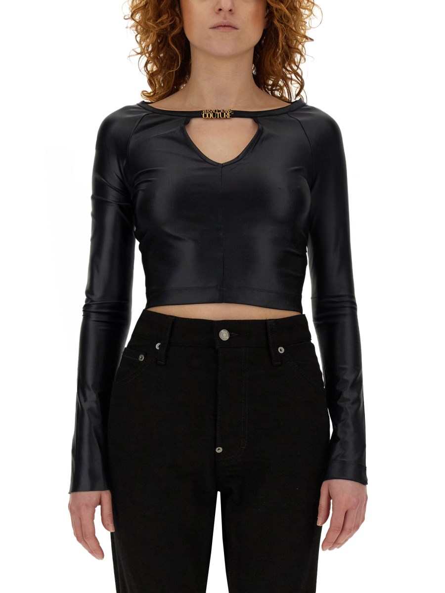 VERSACE JEANS COUTURE    TOP CROPPED
