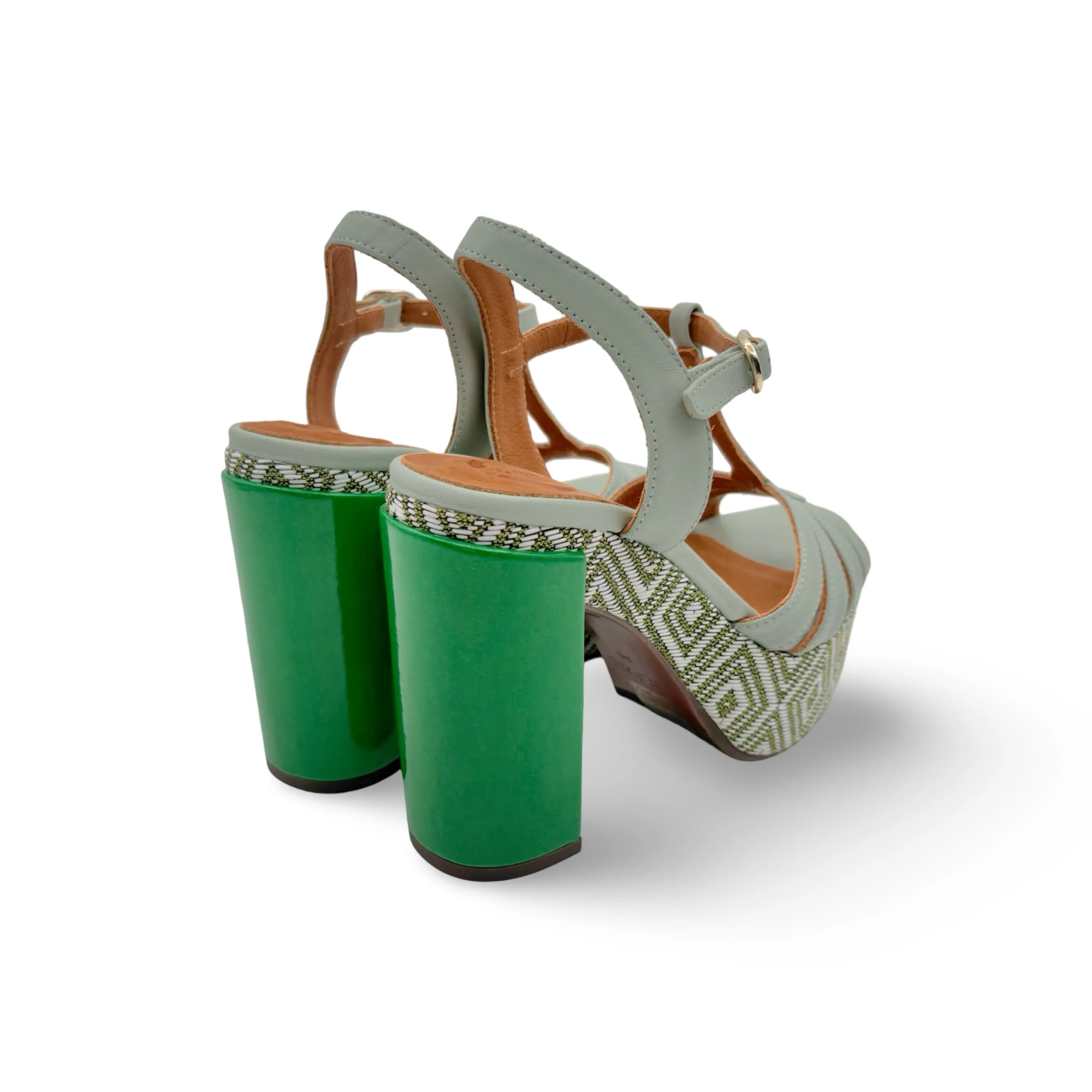 Xena Canary Leather Sandal